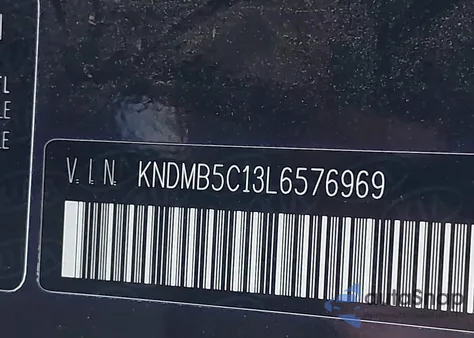 2020 Kia Sedona Ex из США, поврежденный, VIN KNDMB5C13L6576969